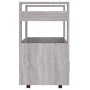 Sonoma gray plywood kitchen cart 60x45x80 cm by vidaXL, Kitchen and dining carts - Ref: Foro24-816830, Price: 78,99 €, Discou...