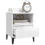 Nightstands 2 units glossy white 40x35x50 cm by vidaXL, Closets and storage - Ref: Foro24-821815, Price: 78,17 €, Discount: %