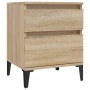 Oak Sonoma bedside table 40x35x50 cm by vidaXL, Lockers and storage cabinets - Ref: Foro24-821848, Price: 52,34 €, Discount: %