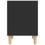 Mesita de noche madera contrachapada negro 40x35x50 cm de vidaXL, Mesitas de noche - Ref: Foro24-821860, Precio: 32,15 €, Des...