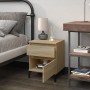 Oak Sonoma bedside table 40x35x50 cm by vidaXL, Lockers and storage cabinets - Ref: Foro24-821848, Price: 52,34 €, Discount: %