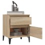 Oak Sonoma bedside table 40x35x50 cm by vidaXL, Lockers and storage cabinets - Ref: Foro24-821848, Price: 52,34 €, Discount: %