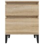 Oak Sonoma bedside table 40x35x50 cm by vidaXL, Lockers and storage cabinets - Ref: Foro24-821848, Price: 52,34 €, Discount: %