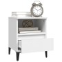 White nightstand 40x35x50 cm by vidaXL, Closets and storage - Ref: Foro24-821810, Price: 53,99 €, Discount: %