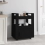 Black plywood kitchen cart 60x45x80 cm by vidaXL, Kitchen and dining carts - Ref: Foro24-816825, Price: 78,59 €, Discount: %