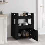 Carrito de cocina madera contrachapada negro 60x45x80 cm de vidaXL, Carros de cocina y comedor - Ref: Foro24-816825, Precio: ...