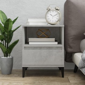 Gray concrete bedside table 40x35x50 cm by vidaXL, Closets and storage - Ref: Foro24-821818, Price: 53,99 €, Discount: %