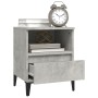 Gray concrete bedside table 40x35x50 cm by vidaXL, Closets and storage - Ref: Foro24-821818, Price: 54,29 €, Discount: %