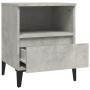 Gray concrete bedside table 40x35x50 cm by vidaXL, Closets and storage - Ref: Foro24-821818, Price: 54,29 €, Discount: %