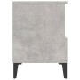 Mesita de noche gris hormigón 40x35x50 cm de vidaXL, Armarios y almacenamiento - Ref: Foro24-821818, Precio: 54,29 €, Descuen...