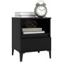 Two black bedside tables 40x35x50 cm by vidaXL, Closets and storage - Ref: Foro24-821813, Price: 93,93 €, Discount: %