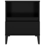 Two black bedside tables 40x35x50 cm by vidaXL, Closets and storage - Ref: Foro24-821813, Price: 93,93 €, Discount: %