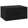 Wall-mounted bedside tables 2 units black 50x36x25 cm by vidaXL, Nightstands - Ref: Foro24-816843, Price: 83,16 €, Discount: %