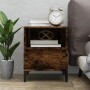 Smoked oak bedside table 40x35x50 cm by vidaXL, Closets and storage - Ref: Foro24-821820, Price: 41,06 €, Discount: %