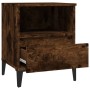 Smoked oak bedside table 40x35x50 cm by vidaXL, Closets and storage - Ref: Foro24-821820, Price: 41,06 €, Discount: %