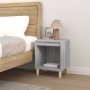 Gray Sonoma bedside table 40x35x50 cm by vidaXL, Nightstands - Ref: Foro24-821870, Price: 31,85 €, Discount: %