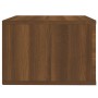 Mesita de noche de pared color roble marrón 50x36x25 cm de vidaXL, Mesitas de noche - Ref: Foro24-816854, Precio: 34,73 €, De...