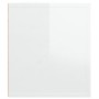 Mueble de TV madera contrachapada blanco brillo 100x35x40 cm de vidaXL, Muebles TV - Ref: Foro24-823093, Precio: 62,19 €, Des...