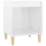 Mesitas de noche 2 unidades blanco brillante 40x35x50 cm de vidaXL, Mesitas de noche - Ref: Foro24-821863, Precio: 56,59 €, D...