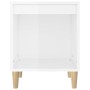 Mesitas de noche 2 unidades blanco brillante 40x35x50 cm de vidaXL, Mesitas de noche - Ref: Foro24-821863, Precio: 56,59 €, D...