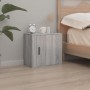 Mesitas de noche de pared 2 uds gris Sonoma 50x30x47 cm de vidaXL, Mesitas de noche - Ref: Foro24-816877, Precio: 43,85 €, De...