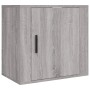 Mesitas de noche de pared 2 uds gris Sonoma 50x30x47 cm de vidaXL, Mesitas de noche - Ref: Foro24-816877, Precio: 43,85 €, De...