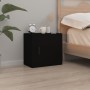 Wall bedside tables 2 pcs black 50x30x47 cm by vidaXL, Nightstands - Ref: Foro24-816867, Price: 59,30 €, Discount: %