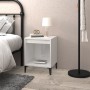 Glossy white nightstand 40x35x50 cm by vidaXL, Nightstands - Ref: Foro24-821878, Price: 39,99 €, Discount: %