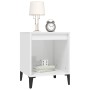 Glossy white nightstand 40x35x50 cm by vidaXL, Nightstands - Ref: Foro24-821878, Price: 39,99 €, Discount: %