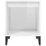 Glossy white nightstand 40x35x50 cm by vidaXL, Nightstands - Ref: Foro24-821878, Price: 39,99 €, Discount: %