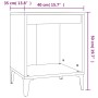 Glänzend weißer Nachttisch 40x35x50 cm von vidaXL, Nachttische - Ref: Foro24-821878, Preis: 39,22 €, Rabatt: %