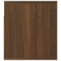 Mesitas de noche de pared 2 uds roble marrón 50x36x40 cm de vidaXL, Mesitas de noche - Ref: Foro24-816895, Precio: 68,75 €, D...