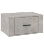 Wall bedside tables 2 pcs concrete gray 50x36x25 cm by vidaXL, Nightstands - Ref: Foro24-816849, Price: 67,83 €, Discount: %