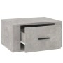 Wall bedside tables 2 pcs concrete gray 50x36x25 cm by vidaXL, Nightstands - Ref: Foro24-816849, Price: 67,83 €, Discount: %