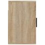 Mesita de noche de pared color roble Sonoma 50x30x47 cm de vidaXL, Mesitas de noche - Ref: Foro24-816870, Precio: 36,99 €, De...