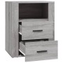 Mesita de noche madera contrachapada gris Sonoma 50x36x60 cm de vidaXL, Mesitas de noche - Ref: Foro24-816734, Precio: 65,86 ...