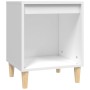 Mesita de noche madera contrachapada blanco 40x35x50 cm de vidaXL, Mesitas de noche - Ref: Foro24-821858, Precio: 32,91 €, De...