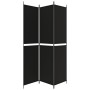 Three-panel black fabric room divider screen 150x220 cm by vidaXL, Room dividers - Ref: Foro24-350245, Price: 29,11 €, Discou...