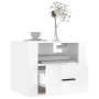 Wall bedside tables 2 pcs glossy white 50x36x40 cm by vidaXL, Nightstands - Ref: Foro24-816885, Price: 83,39 €, Discount: %