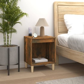 Smoked oak bedside table 40x35x50 cm by vidaXL, Nightstands - Ref: Foro24-821868, Price: 23,99 €, Discount: %