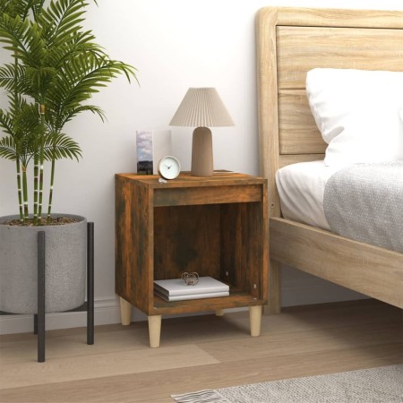 Smoked oak bedside table 40x35x50 cm by vidaXL, Nightstands - Ref: Foro24-821868, Price: 32,78 €, Discount: %