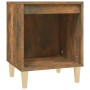 Smoked oak bedside table 40x35x50 cm by vidaXL, Nightstands - Ref: Foro24-821868, Price: 32,78 €, Discount: %