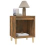 Smoked oak bedside table 40x35x50 cm by vidaXL, Nightstands - Ref: Foro24-821868, Price: 32,78 €, Discount: %