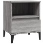 Nightstands 2 units gray Sonoma 40x35x50 cm by vidaXL, Closets and storage - Ref: Foro24-821823, Price: 83,79 €, Discount: %