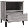 Nightstands 2 units gray Sonoma 40x35x50 cm by vidaXL, Closets and storage - Ref: Foro24-821823, Price: 83,79 €, Discount: %