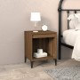 Brown oak bedside table 40x35x50 cm by vidaXL, Nightstands - Ref: Foro24-821888, Price: 26,04 €, Discount: %