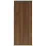 Armario de pared madera contrachapada marrón roble 80x33x80 cm de vidaXL, Aparadores - Ref: Foro24-816599, Precio: 67,99 €, D...