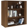 Brown oak plywood wall cabinet 80x33x80 cm by vidaXL, Sideboards - Ref: Foro24-816599, Price: 74,68 €, Discount: %