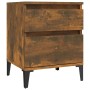 Two smoked oak bedside tables 40x35x50 cm by vidaXL, Lockers and storage cabinets - Ref: Foro24-821853, Price: 73,99 €, Disco...