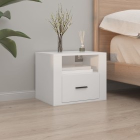 White wall bedside table 50x36x40 cm by vidaXL, Nightstands - Ref: Foro24-816880, Price: 52,02 €, Discount: %